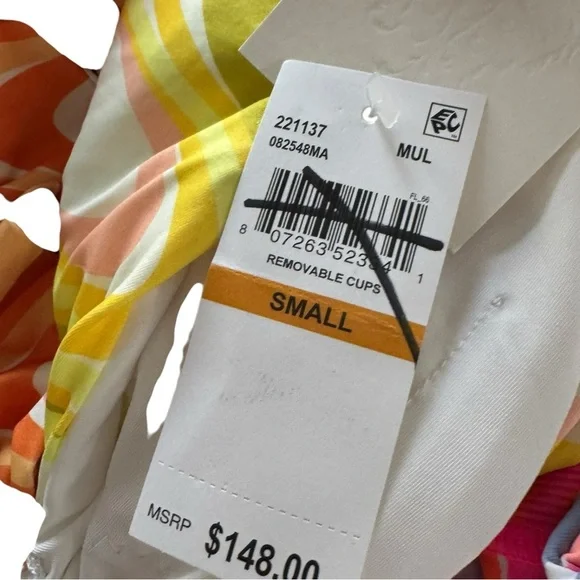 Becca‎ Whirlpool Margot High Neck Halter One piece Small Swimsuit